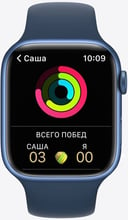 Apple Watch Series 7 45mm GPS Blue Aluminum Case With Abyss Blue Sport Band (MKN83) UA