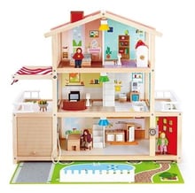 Кукольный дом Hape Особняк с деревянной мебелью (E3405)