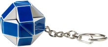 Мини-головоломка Rubik's Змейка бело-голубая с кольцом (RK-000146)