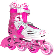 Ролики Neon Combo Skates розовые 34-38 (NT10P4)