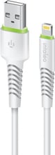 Intaleo USB Cable to Lightning 20cm White (CBFLEXL0)