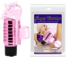 Насадка на палец LYBAILE Finger Vibrator Pink 7.6 см