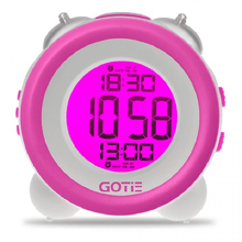 Настольные часы с будильником GOTIE GBE-200F	