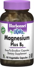 Bluebonnet Nutrition Magnesium + Vitamin В6, 90 Vegetable Capsules (BLB0735)