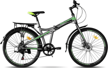 Велосипед Atlantic 2023' 26" Citytron NX A8NX-2642-GL M/17"/42см (1872) grey/lime