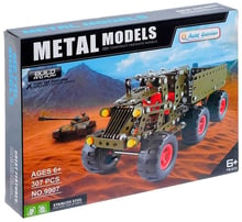 Металлический конструктор Aole Toys Военная машина, 307 деталей (9907)