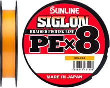 Шнур Sunline Siglon PE х8 150m (оранж.) # 2.5 / 0.270mm 40lb / 18.5kg (1658.09.94)