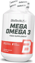 BioTechUSA Mega Omega 3 180 Softgel Capsules