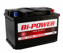 Автомобильный аккумулятор BI-POWER KLVRW075-00