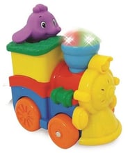 Развивающая игрушка Kiddieland Паровозик слоника (фигурка слоника, свет, звук) (53462)