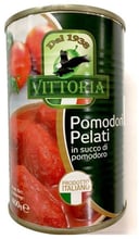 Очищенные помидоры Vittoria Olive Pomodori Pelati 400 г (WT00764)