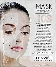 Keenwell Alginate Mask №103 Поживна маска, що регенерує, для сухої шкіри з екстрактом ікри 125 ml + 25 g