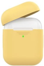 Чехол для наушников AhaStyle Silicone Duo Case Yellow (AHA-02020-YLW) for Apple AirPods 2 2019