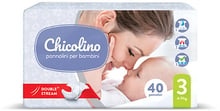 Chicolino подгузники детские 3 (4-9кг) 40шт MEDIUM