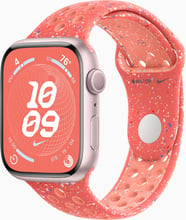 Apple Watch Series 9 45mm GPS Pink Aluminum Case with Magic Ember Nike Sport Band