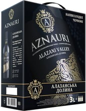 Вино Aznauri Алазанская долина красное полусладкое 3л 9-13 % (PLK4820189291992)