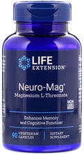 Life Extension Neuro-Mag, Magnesium L-Threonate, 90 Vegetarian Capsules (LEX16039)