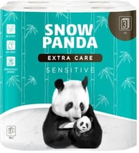 Туалетная бумага Сніжна панда EXTRA CARE 8шт Sensitive 3 слоя