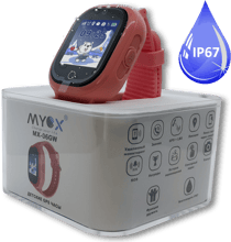 Дитячі водонепроникні GPS годинник MYOX МХ-06GW рожеві (камера)