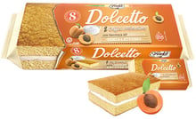 Пирожное бисквитное Freddi Dolcetto абрикос 8x25 г (8005380899048)