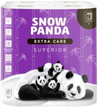 Туалетная бумага Сніжна панда EXTRA CARE 8шт Superior 4 слоя