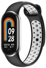 BeCover Vents Style Black-White (709417) for Xiaomi Mi Smart Band 8