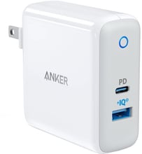 ANKER USB Wall Charger PowerPort 2 PD 1xUSB-C/1xUSB Power IQ 2.0 White (A2321L21)