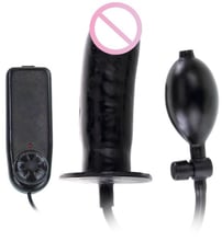 Анальный расширитель с вибрацией Bigger Joy Inflatable Penis