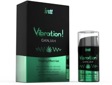 Жидкий вибратор Intt Vibration Ganjah EXTRA GREEN (15 мл)
