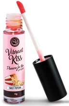 Блеск для губ с эффектом вибрации Secret Play - LIP GLOSS Vibrant Kiss Sweet Popcorn, 6 грамм