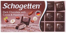 Шоколад Schogetten Dark Chocolate with Cocoa Hazelnuts 100 гр (WT2563)
