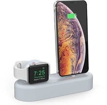 AhaStyle Dock Stand Light Blue (AHA-01560-LBL) for Apple iPhone and Apple Watch