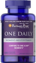 Puritan's Pride Women's One Daily Multivitamins 100 caps