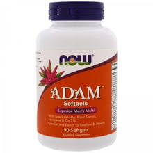 NOW Foods Adam Superior Men's Multi Мультівітаміни для чоловіків 90 гелевих капсул