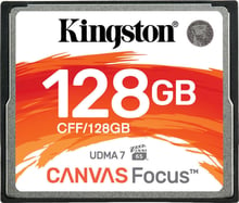 Kingston 128GB CompactFlash Canvas Focus (CFF/128GB)