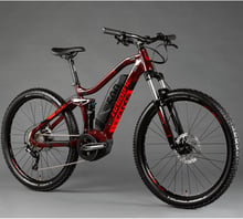 Электровелосипед Haibike SDURO FullSeven Life 1.0 500Wh 10 s. Deore 27.5", рама M, вишнево-черно-красный, 2020