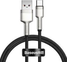 Baseus USB Cable to USB-C Cafule Metal Data 66W 1m Black (CAKF000101)