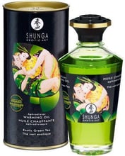 Органическое разогревающее масло Shunga APHRODISIAC WARMING OIL - Exotic green tea (100 мл)