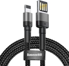 Baseus USB Cable to Lightning Cafule Special Edition 2.4A 1m Gray (CALKLF-GG1)