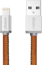 PlusUs USB Cable to Lightning LifeStar 25cm Vintage Tan (LST2001025)
