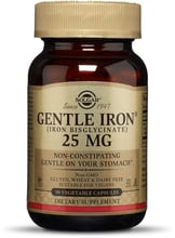 Solgar Gentle Iron 25 mg 90 Veggie Caps Железо (SOL-01249)