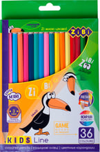Карандаши цветные ZiBi Kids line, 36 цветов