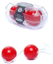 Вагинальные шарики BOSS Duo-Balls Red (красный)
