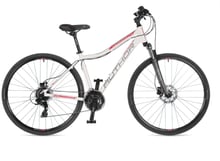 Велосипед AUTHOR (2023) Horizon ASL 28", рама 19", белый (красный)/серебристый (2023186)