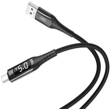 XO USB Cable to USB-C Digital Display 2.4A 1m Black (NB162)