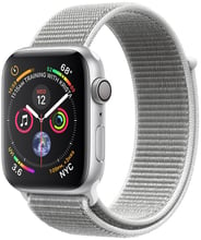 Apple Watch Series 4 44mm GPS Silver Aluminum Case with Seashell Sport Loop (MU6C2)