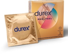 Презервативы латексные со смазкой Durex Real Feel № 3 (натуральные ощущения)