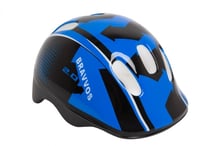 Шлем велосипедный Bravvos HEL102 черно-синий (HEAD-008)