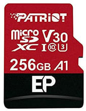 Patriot 256GB microSDXC Class 10 UHS-I U3 V30 A1 EP + адаптер (PEF256GEP31MCX)