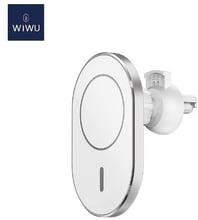 WIWU Car Holder Air Ven Mount MagSafe CH-306 Silver 15W for iPhone 15 I 14 I 13 I 12 series